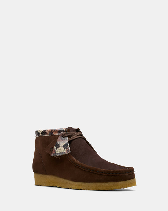 Wallabee Boot (M) Brown Snake Combi