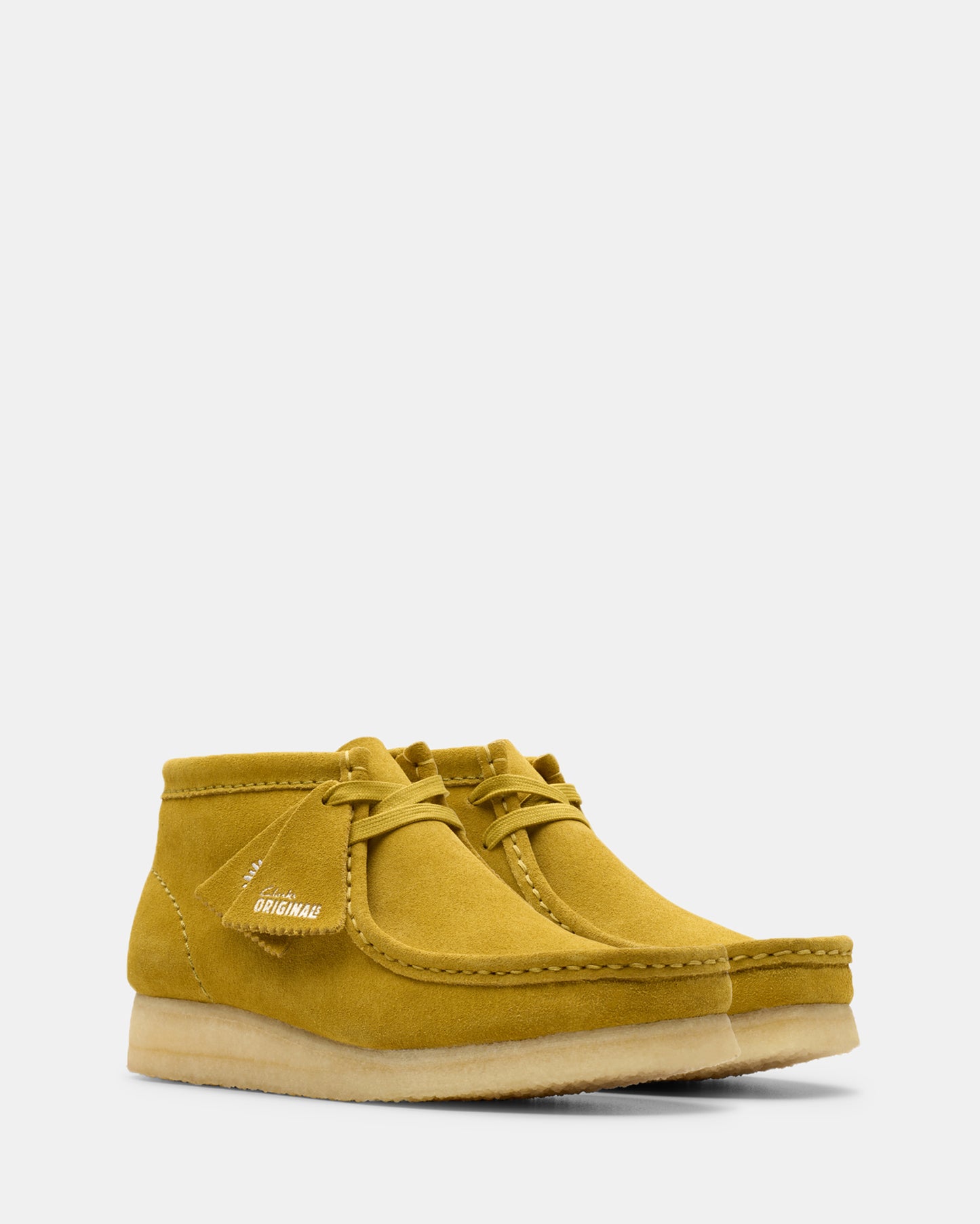 Wallabee Boot. (W) Olive Suede