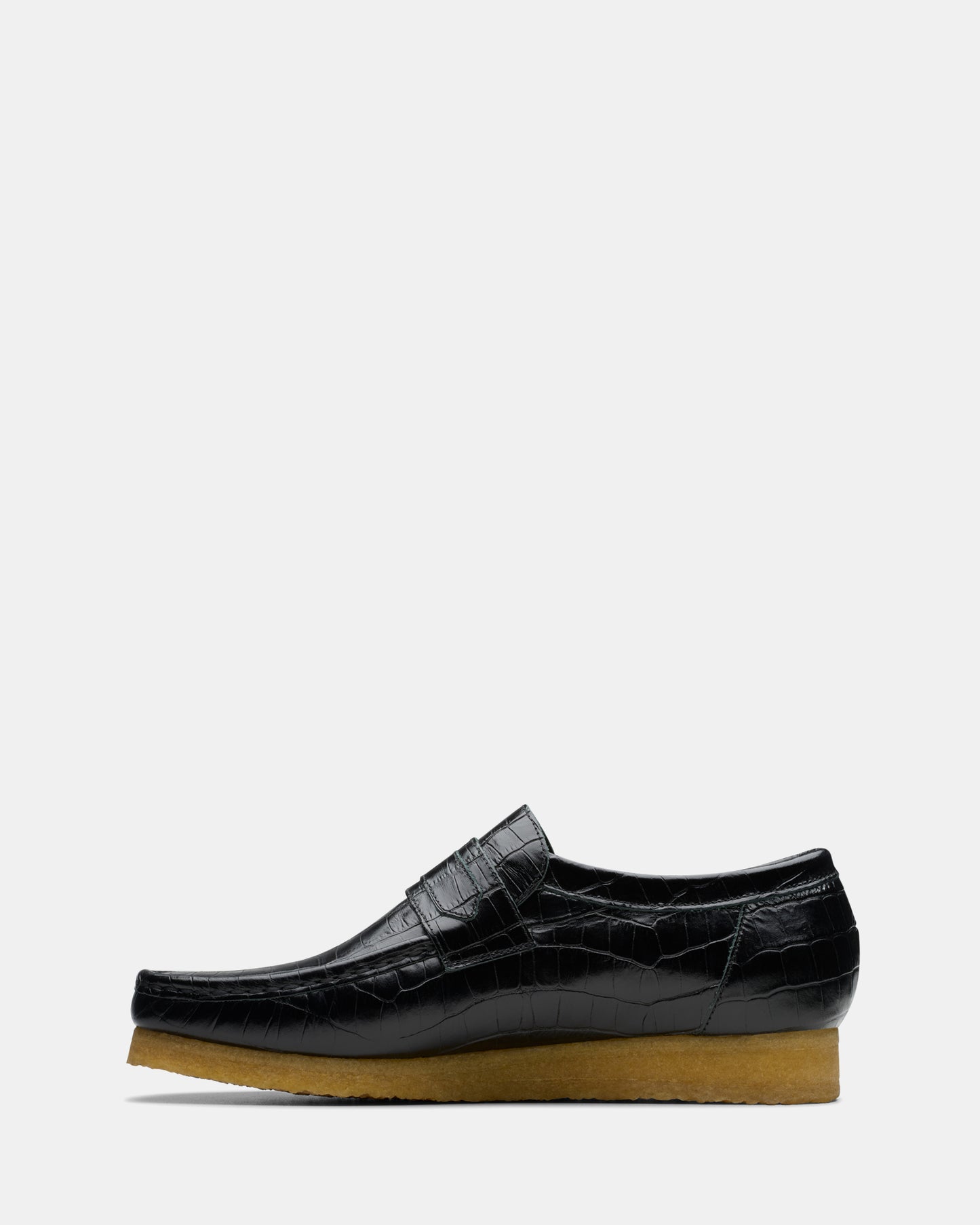 WALLABEE LOAFER (M) Black Croc