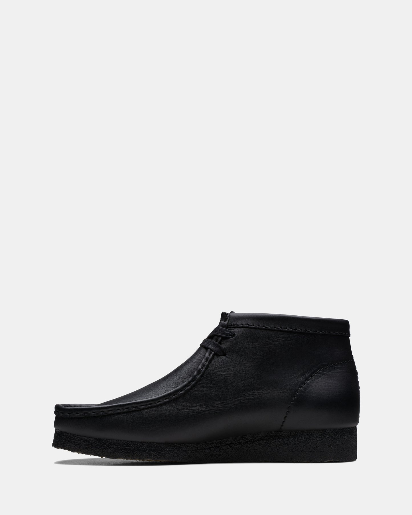 Wallabee Boot (M) Black Leather